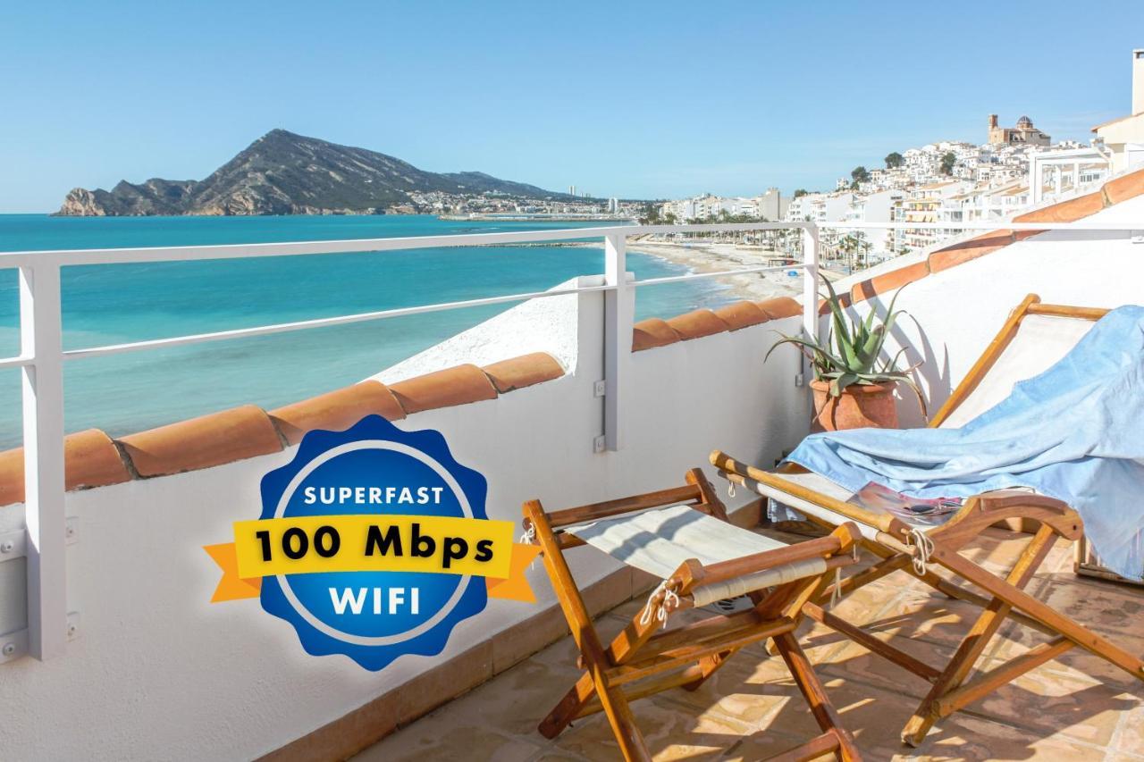 Апартаменты Escapada Romantica En Atico Frente Al Mar Con Piscina Альтеа Экстерьер фото