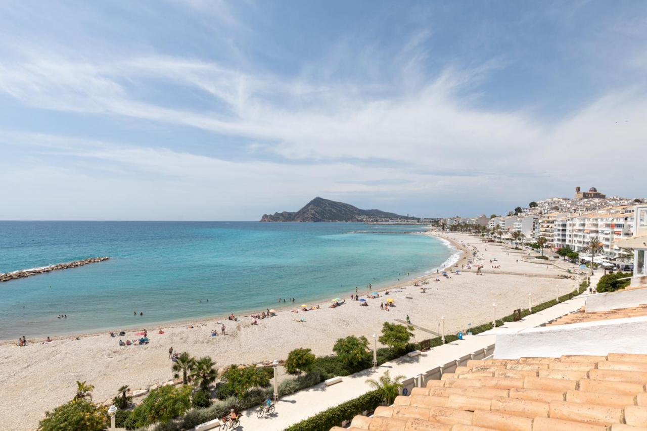 Апартаменты Escapada Romantica En Atico Frente Al Mar Con Piscina Альтеа Экстерьер фото