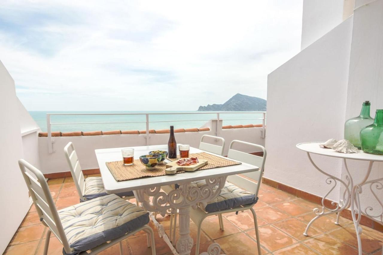 Апартаменты Escapada Romantica En Atico Frente Al Mar Con Piscina Альтеа Экстерьер фото